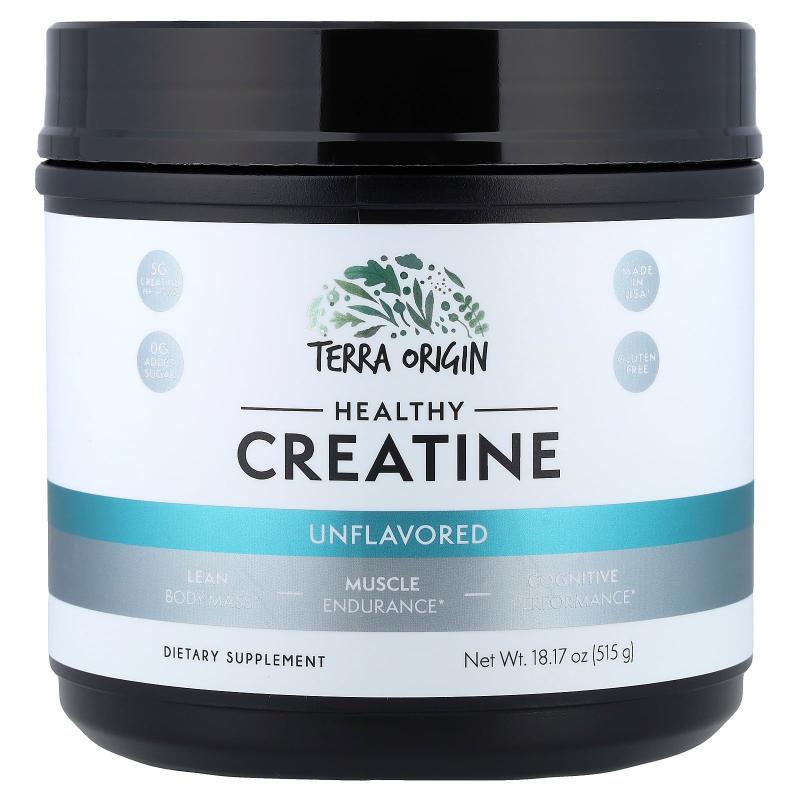 Terra Origin,Healthy Creatine, Unflavored, 18.17 oz (515 g)图片