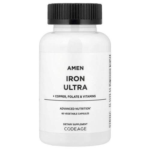 Codeage,Amen，Iron Ultra，60 粒素食胶囊