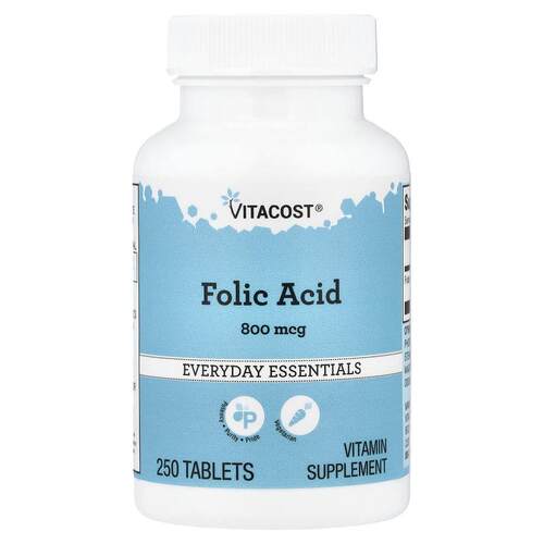 Vitacost日常基础系列叶酸Vitamin B9 (Folate - Folic Acid)