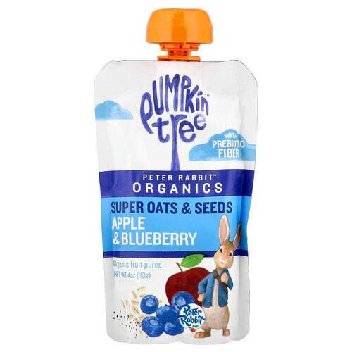 Pumpkin Tree Organics,Peter Rabbit™ Organics，有机水果泥，超