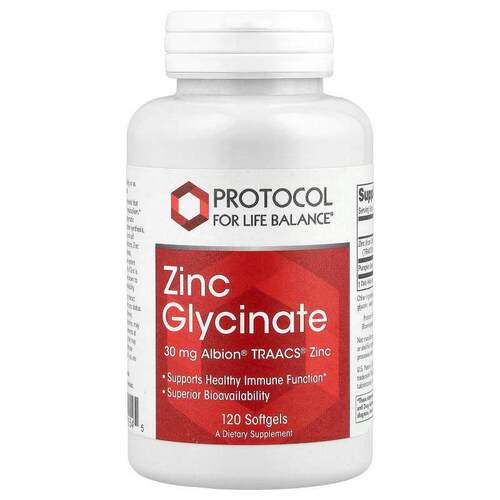 Protocol for Life Balance甘氨酸锌120粒软凝胶