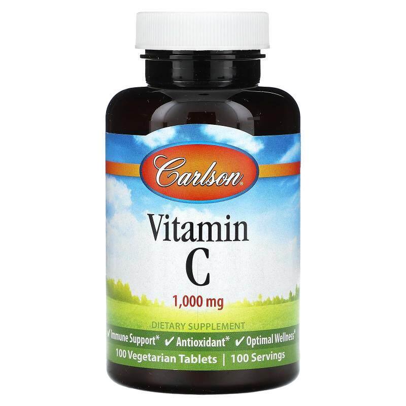 Carlson,维生素 C，1000 毫克，100 粒素食胶囊