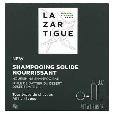 Lazartigue,滋养洗发皂，适合所有头发类型，2.65 盎司（75 克）