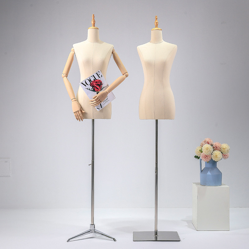 婚纱店模特展示架服装橱窗半身秀禾礼服专用假人台全身模特道具女