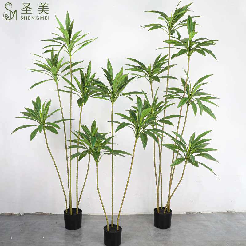 仿真朱蕉巴西铁树龙血树绿植假盆栽大型装饰摆件盆景假树场景布置