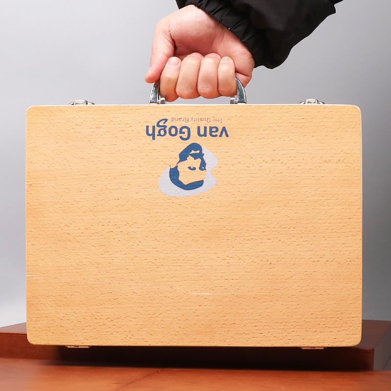 荷兰泰伦斯REMBRANDT凡高油画颜料木盒套装艺术家大师级创作