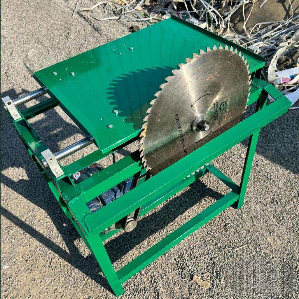 推台锯家用锯柴火自动断木锯木工台锯全套圆木切断台锯家用麦太保