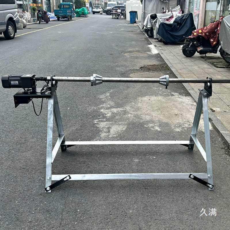 电动卷布机加固加厚自动收放料架验布机卷膜机收卷面料架卷布架子
