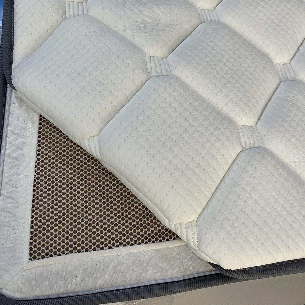 工厂家用酒店民宿护脊席梦思黄麻乳胶弹簧床垫1米5x2米加厚