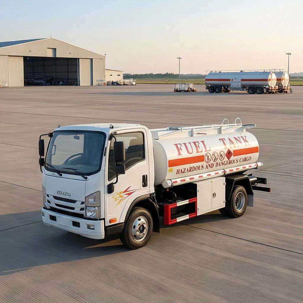 一汽解放小型迷你油罐车工地移动加油车原油运输车