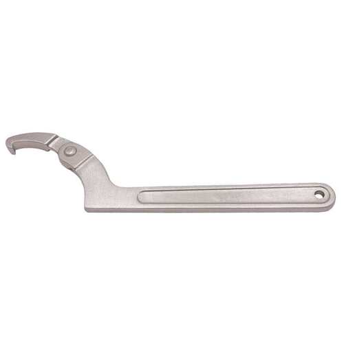 TOOLTIME图泰不锈钢可调勾扳手304防磁侧面可调月牙半圆勾型扳手