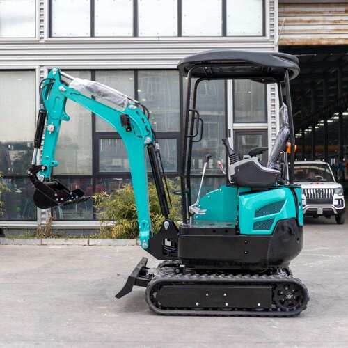 厂家直发迷你液压挖掘机 HT18柴油家用挖土机 室内挖掘破碎小挖机