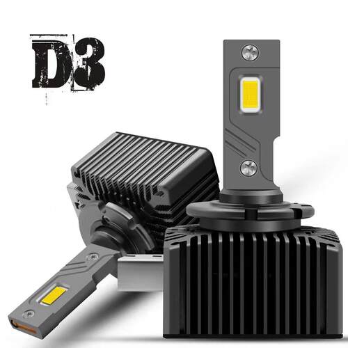 直插式D系列LED大灯单铜管90W大功率高亮灯D1S/D2S/D3S/D4/D5/D8