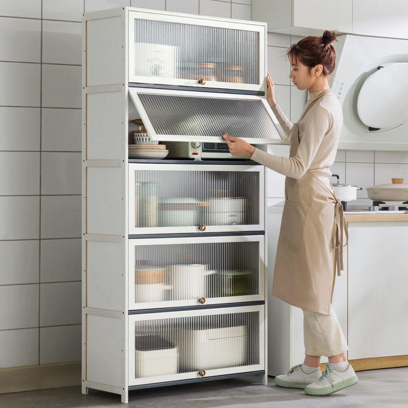 餐边柜子简易厨房橱柜家用组合多功能碗柜收纳餐具柜储物柜子靠墙