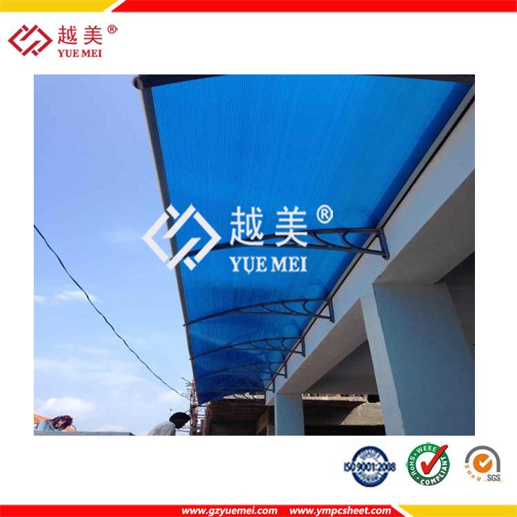 阳光板工程10mm,越美阳光板工程多少钱一个厚度?