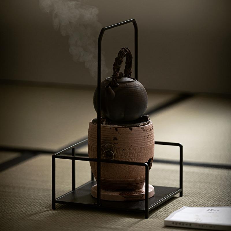 大岸堂 铁艺凉炉架 花架 手工铸铁茶道配件 炭炉电陶炉防烫隔热垫