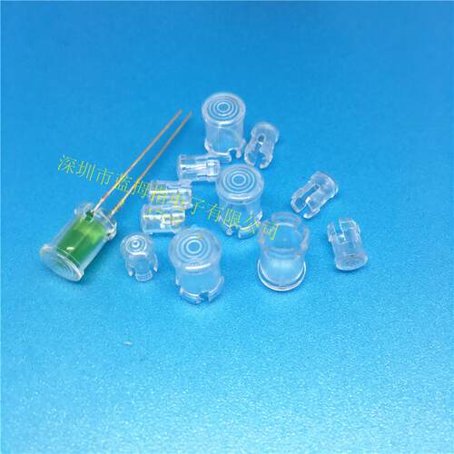 3MMLED灯罩led灯罩导光柱灯罩F5led透明pc导光柱保护罩