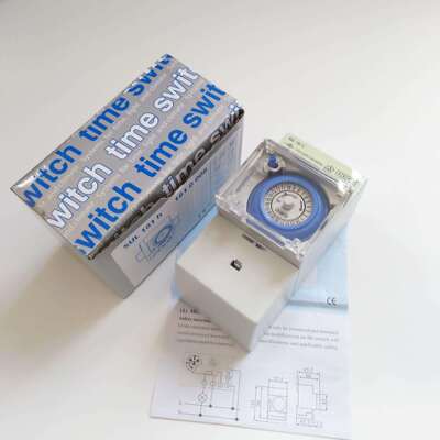 24小时机械式定时器 小定时30分钟时间开关SUL181h 带电池