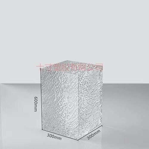 石纹亚克力底座展示石头展厅艺术品摆件水波纹简约摆台装置
