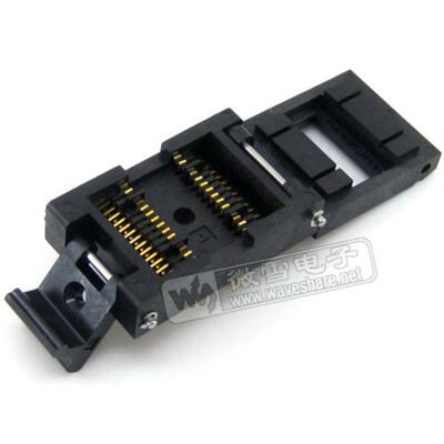 SOP28 SOIC28 SO28 IC芯片烧写测试引脚间距1.27mm 编程座 测试座
