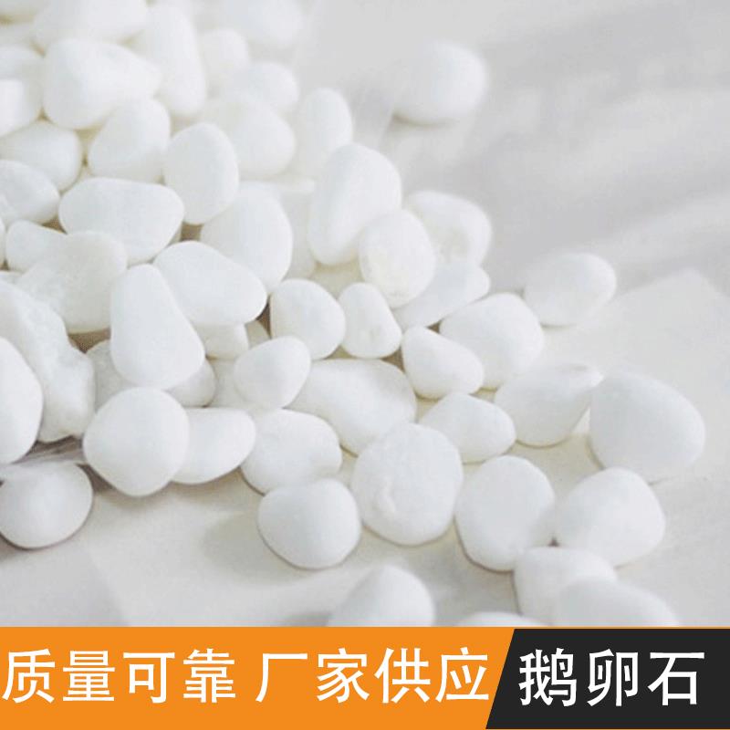 鹅卵石多肉石头园林造景铺路用白色鹅卵石黑色鹅卵石机制鹅卵石
