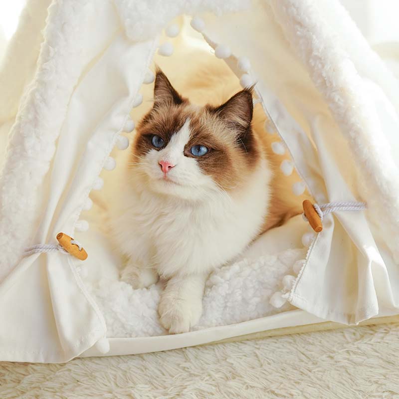 印第安帐篷窝公主狗窝四季通用大型保暖猫屋猫窝别墅房子宠物用品