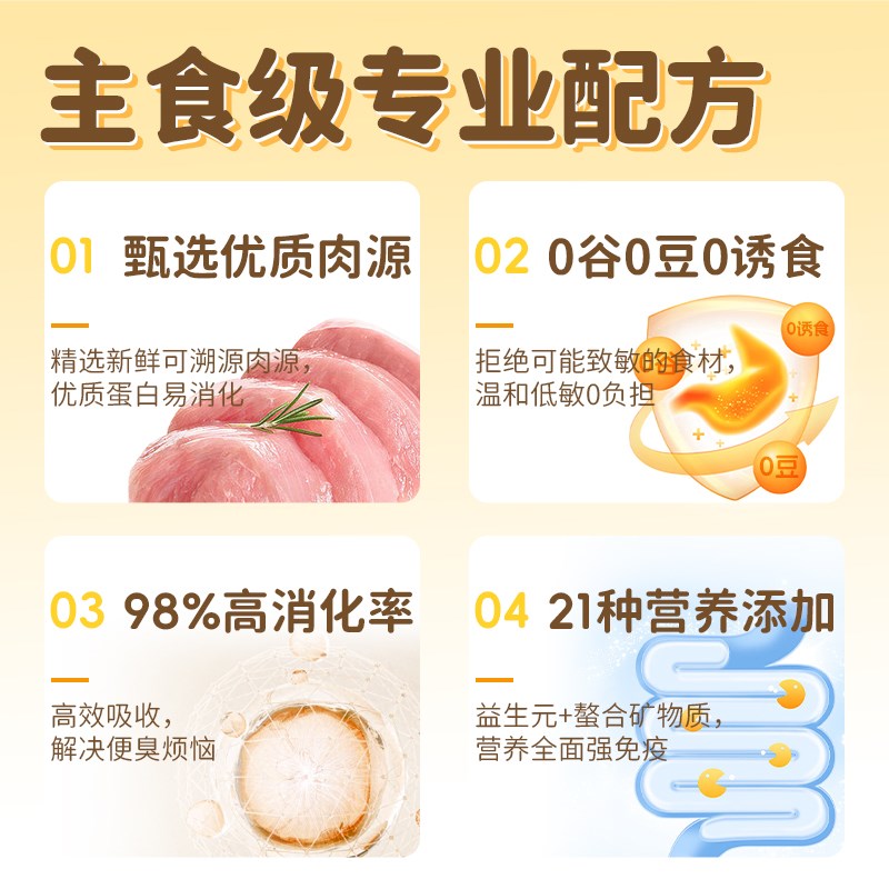 猫友爱主食冻干全阶段幼猫咪成猫增肌长肉全价冻干生骨肉主食猫粮图片