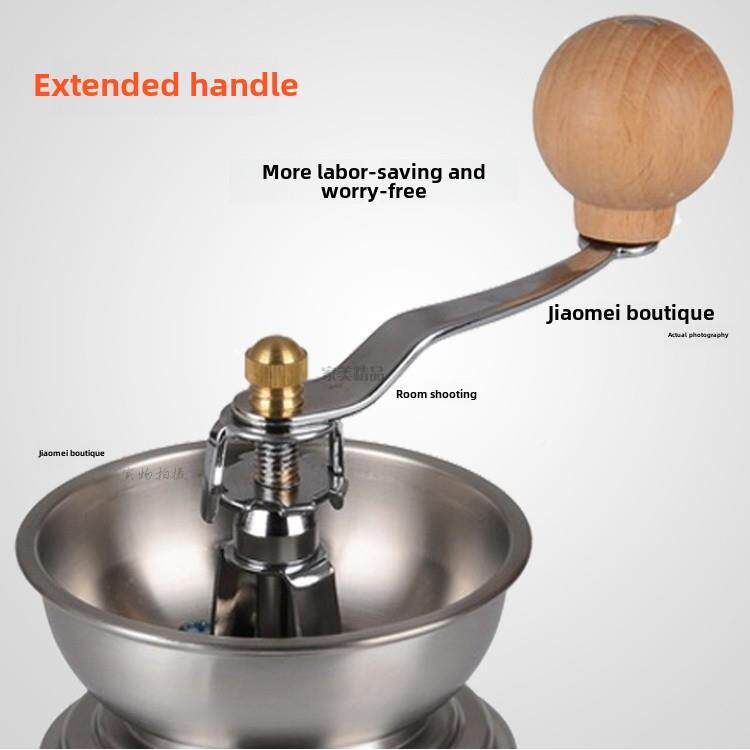 不锈钢加摇厚手磨豆机咖啡豆胡椒研磨用器家手粉MDJ-动磨机可拆洗