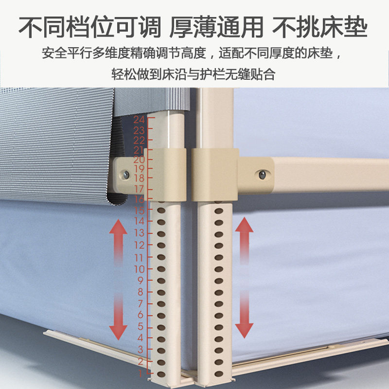 床护栏宝宝防摔挡板一面床边单面床栏单边防掉床一侧婴儿童床围栏