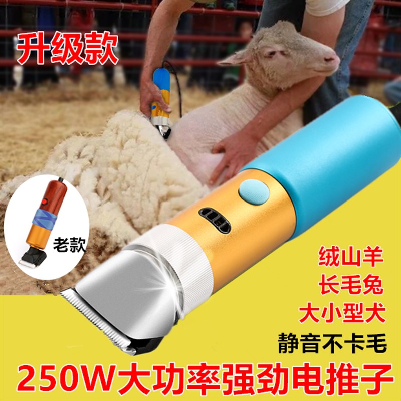 专业带线宠物电推剪250W大功率剃羊毛推子金毛兔狗狗剪毛器大型犬