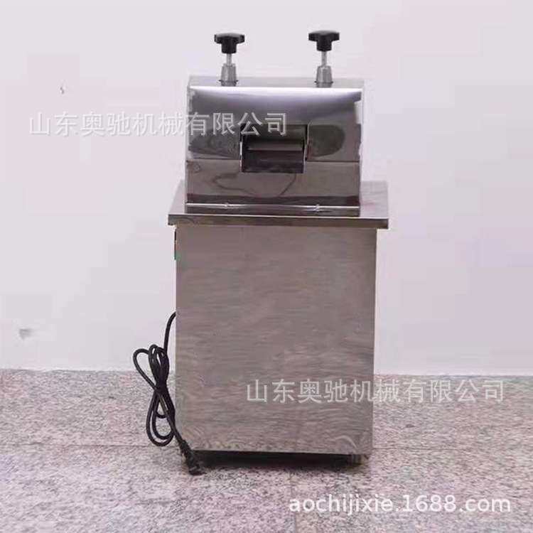 甘蔗榨汁机 小型电动立式甘蔗压榨机 家用商用不锈钢甘蔗机