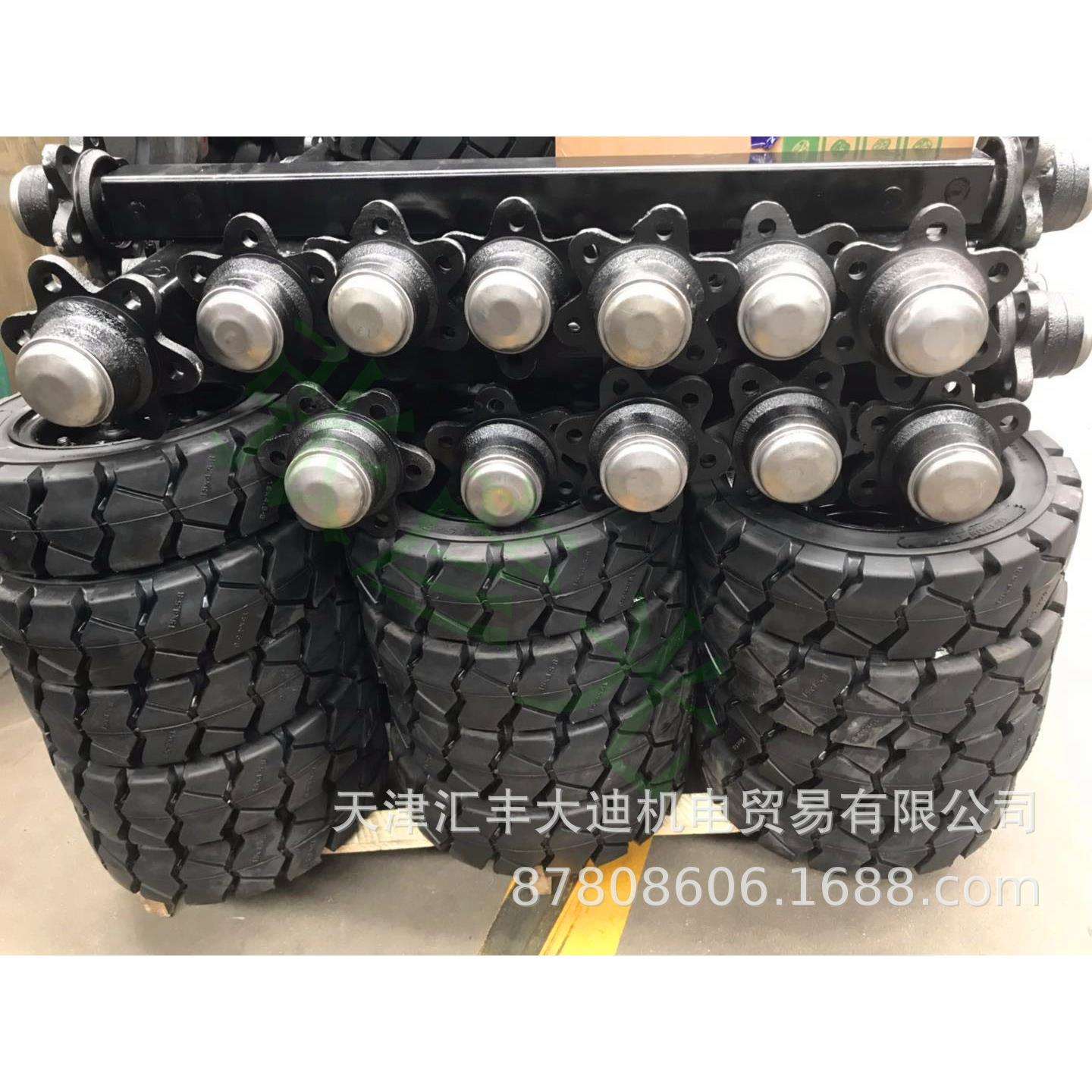 电瓶叉车实心轮胎拖车配套实心轮胎扫地机配套15x4.5-8实心轮胎