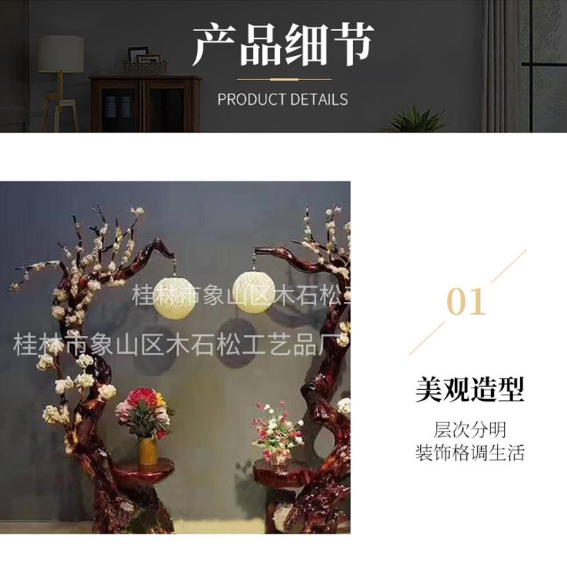 杜鹃跟灯饰橱窗装饰室内造型盆景落地假花摆件装修办公室摆件盆景