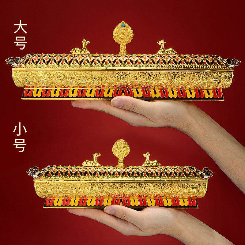 西现现代卧香香炉室内家用用VUW品件铜代色吉像莲花薰线摆线香盒