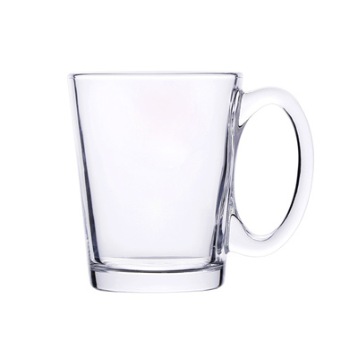 2025新款水晶玻璃杯水杯茶杯啤酒杯子不带盖子无盖带把手高级感轻