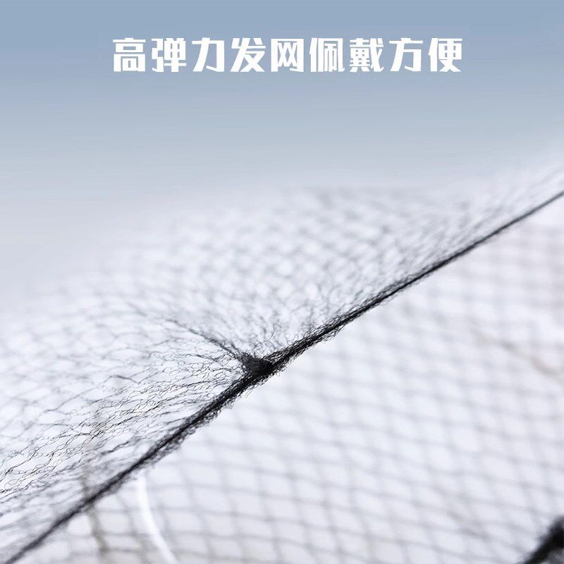 汉服假发盘发工具女古风发包固定高弹力隐形网兜舞蹈丸子头造型图片