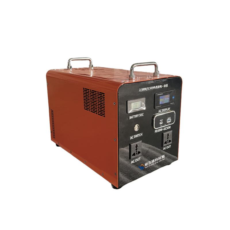 户外电源2500W 110v 大容量功率储能便携移动备用应急电站