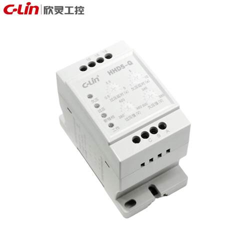 欣灵HHD5-G过欠压断相相序继电器电动机保护器多功能AC380V