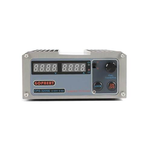 GOPHERT格辉直流稳压电源CPS-3205E可调开关电源32V5A小电源台
