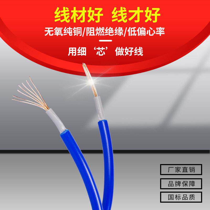 永壹珠江牌BV纯铜芯电线电缆多股护套软电线绝缘家装电线工程线