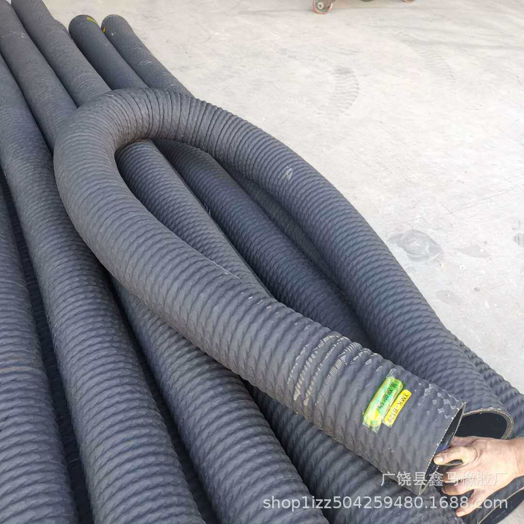 源头厂家 油罐车丁腈橡胶沥青原油胶管 高温耐油胶管钢丝骨架缠绕
