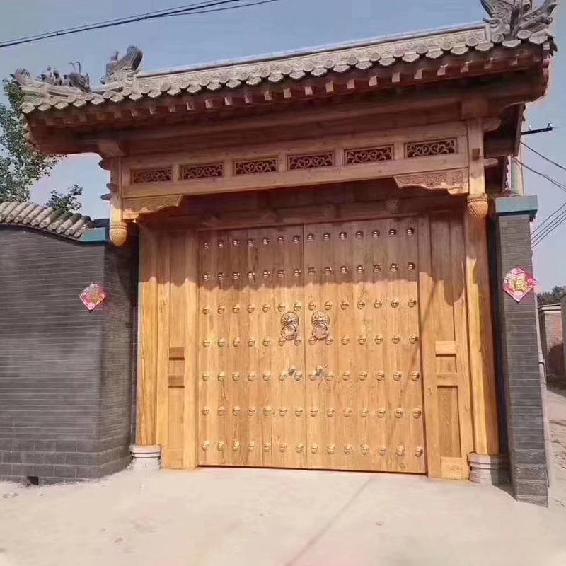 源头厂家实木户外古建门楼长廊水榭凉亭美丽乡村牌坊庭院门楼牌坊