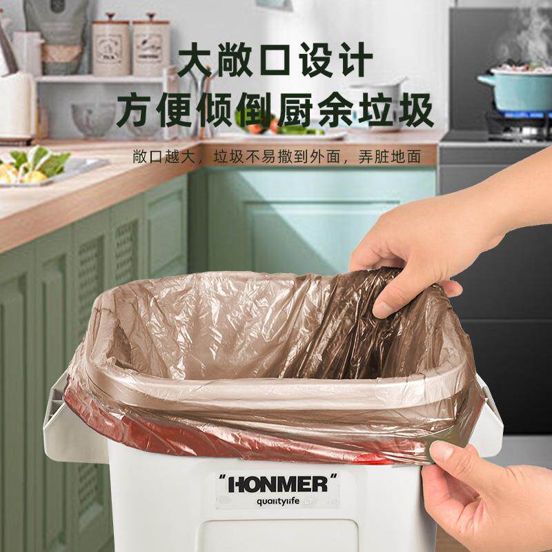垃圾袋大号60x70家用加厚手提式实惠装拉抽绳式清洁袋厨房塑料袋