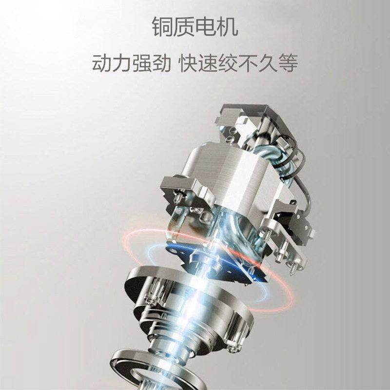 不锈钢厨房绞肉机家用2L自动料理机小型碎肉机三升绞肉绞菜机