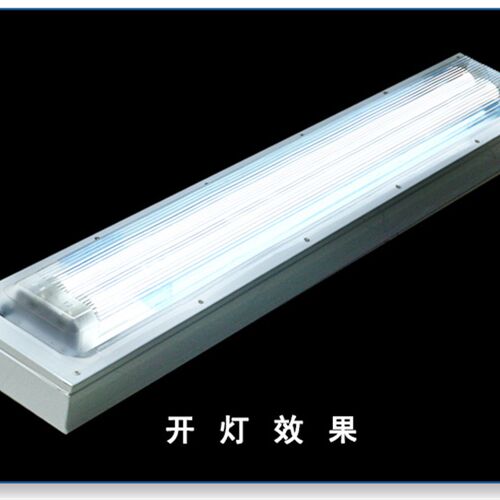 防爆净化灯T8单管双管40W日光灯全套车间仓库led防腐洁净荧光灯架