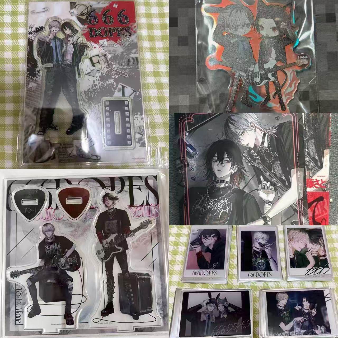 日谷666DOPES双人亚克力立牌亚克力特典卡特典小册谷子漫画周边图片