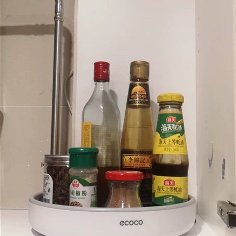旋转调料置物架厨房台面多功能盐酱油瓶罐调味料收纳用品家用大全