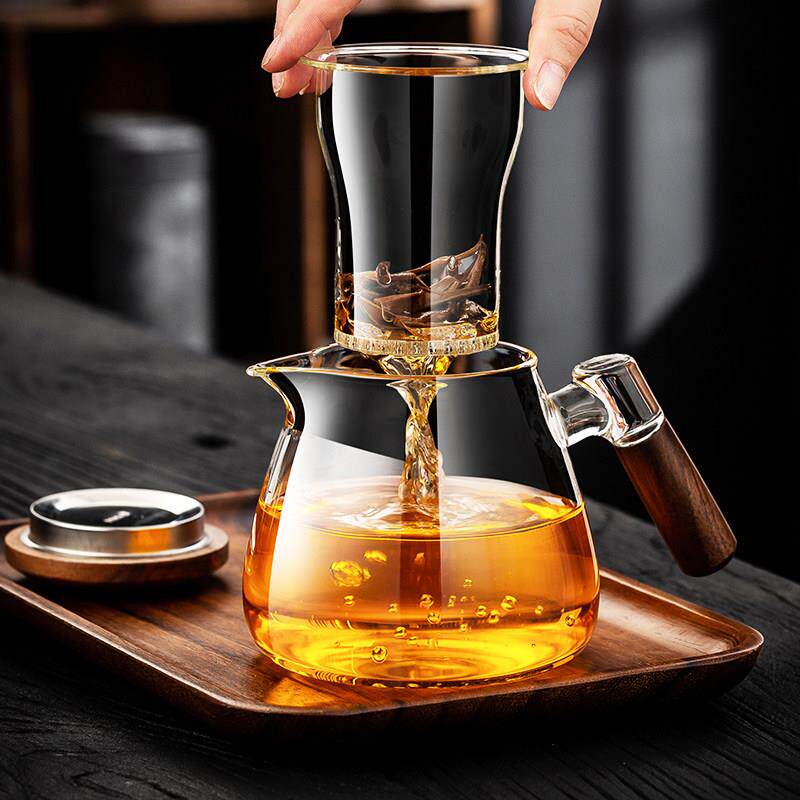 新款高茶加厚玻璃耐热煮茶壶档壶家用246茶水分离泡茶杯壶茶茶具