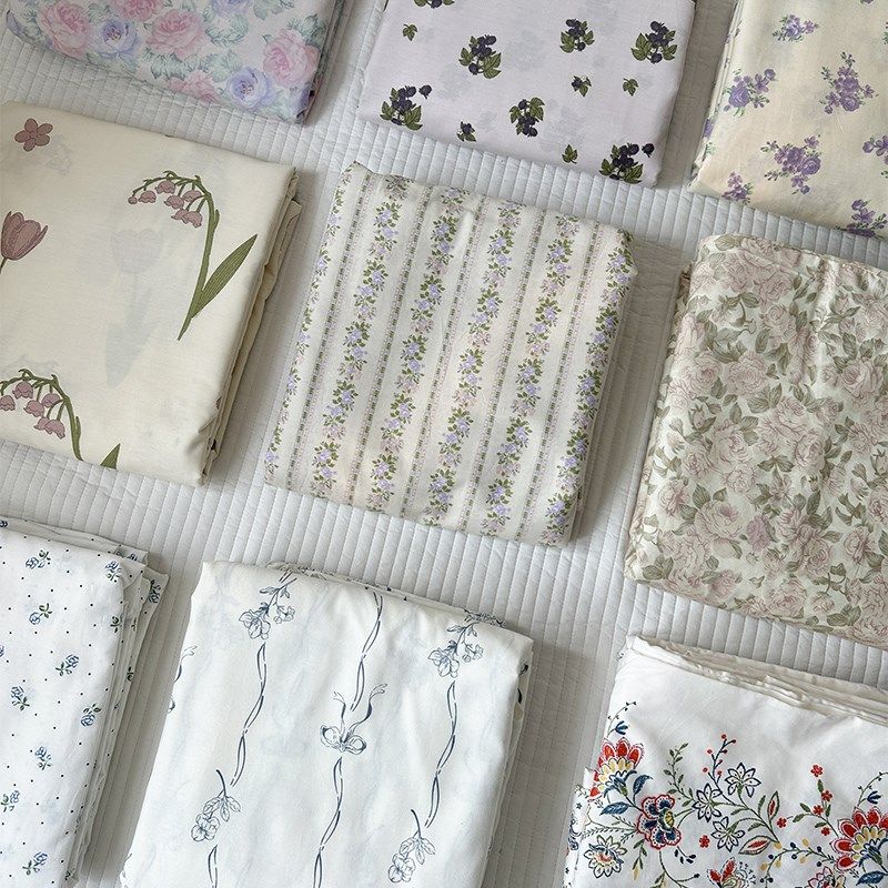 【碎花被套单品全棉斜纹田园清新被套单品 单人学生被套 双人被