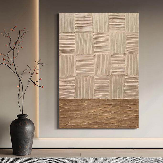 侘寂风装饰画奶油风橙画抽象色温TTP馨现代简约客厅厅餐卧室挂壁
